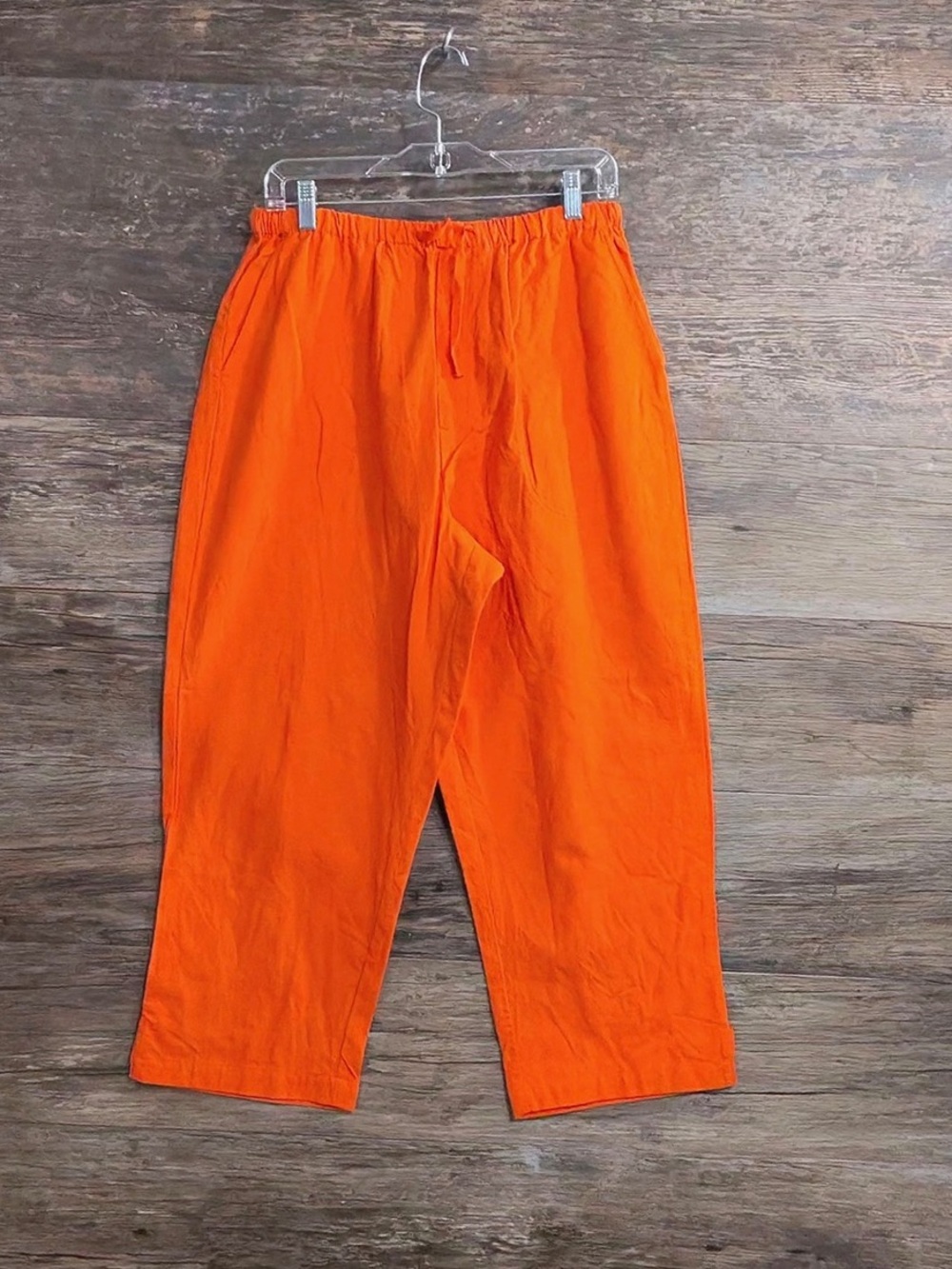 White Stag Orange Elastic Waist Jogger Pants